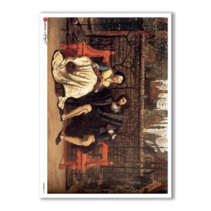 ARTWORK-0023. Carta di riso opere d'arte per decoupage.