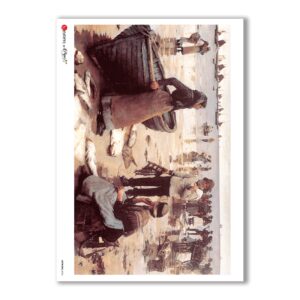 ARTWORK-0024. Carta di riso opere d'arte per decoupage.