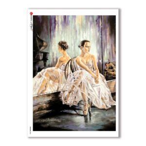 ARTWORK-0026. Carta di riso opere d'arte per decoupage.