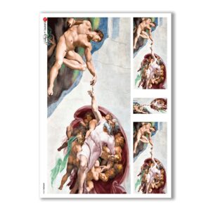 ARTWORK-0030. Carta di riso opere d'arte per decoupage.