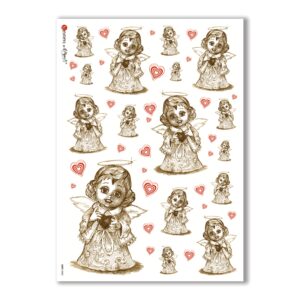 BABY-0042. Carta di riso bambini per decoupage.