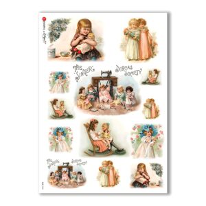 BABY-0045. Carta di riso bambini per decoupage.