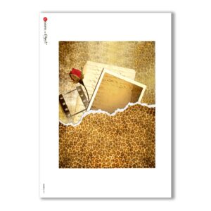 ALBUM-L-0011. Carta di riso album per decoupage.