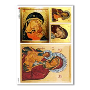 ARTWORK-0047. Carta di riso opere d'arte per decoupage.