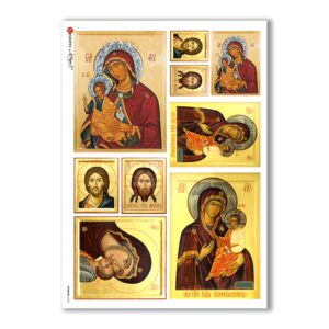 ARTWORK-0048. Carta di riso opere d'arte per decoupage.