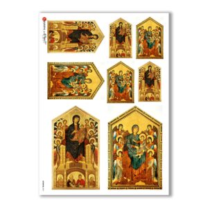 ARTWORK-0051. Carta di riso opere d'arte per decoupage.