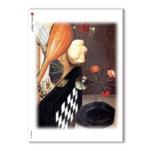 ARTWORK-0053. Carta di riso opere d'arte per decoupage.
