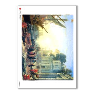 ARTWORK-0054. Carta di riso opere d'arte per decoupage.