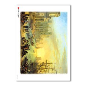 ARTWORK-0055. Carta di riso opere d'arte per decoupage.