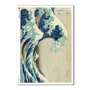 ARTWORK-0060. Carta di riso opere d'arte per decoupage.