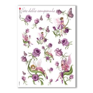 FAIRIES-0001. Carta di riso fate per decoupage.