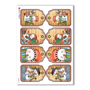 COUNTRY-0009. Carta di riso country per decoupage.