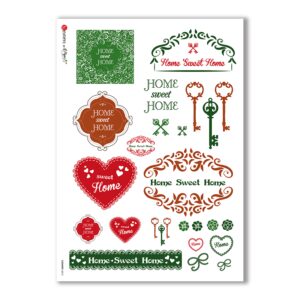 COUNTRY-0012. Carta di riso country per decoupage.