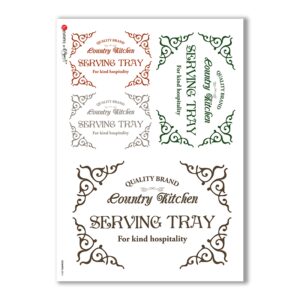 COUNTRY-0014. Carta di riso country per decoupage.