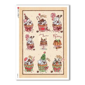 COUNTRY-0027. Carta di riso country per decoupage.
