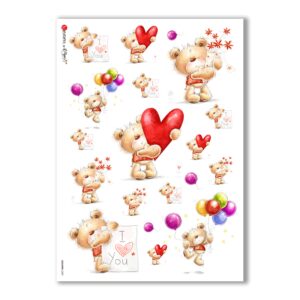 COUNTRY-0029. Carta di riso country per decoupage.