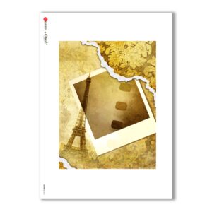 ALBUM-L-0012. Carta di riso album per decoupage.