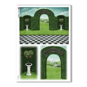 COUNTRY-0045. Carta di riso country per decoupage.