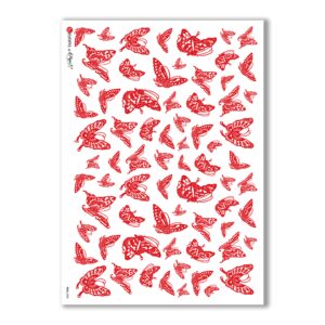FOLK-0030. Carta di riso etniche per decoupage.