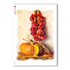 FOOD-0002. Carta di riso cucina per decoupage.