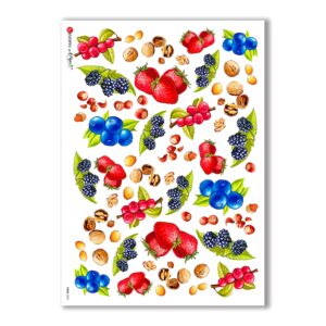 FOOD-0005. Carta di riso cucina per decoupage.