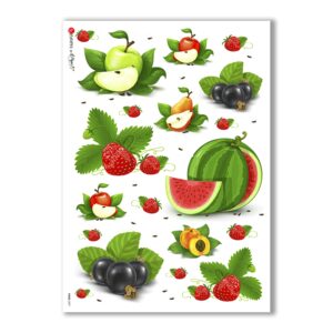 FOOD-0007. Carta di riso cucina per decoupage.
