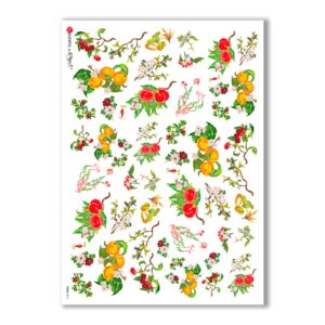 FOOD-0012. Carta di riso cucina per decoupage.