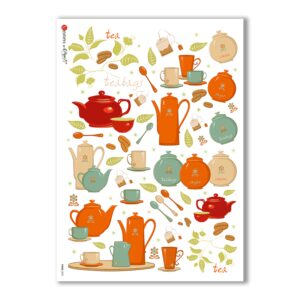 FOOD-0023. Carta di riso cucina per decoupage.
