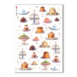 FOOD-0024. Carta di riso cucina per decoupage.