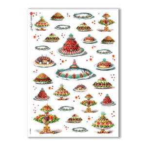 FOOD-0027. Carta di riso cucina per decoupage.