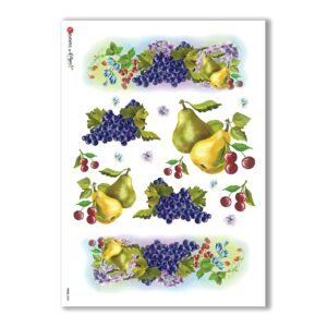 FOOD-0035. Carta di riso cucina per decoupage.