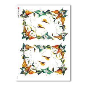 FOOD-0038. Carta di riso cucina per decoupage.