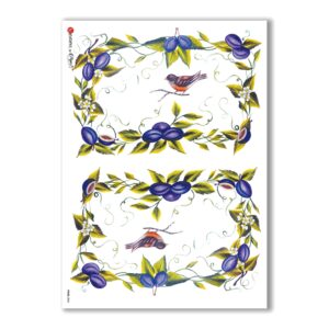 FOOD-0042. Carta di riso cucina per decoupage.