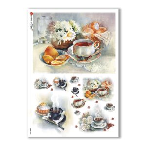 FOOD-0048. Carta di riso cucina per decoupage.