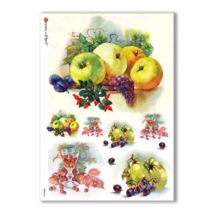 FOOD-0049. Carta di riso cucina per decoupage.