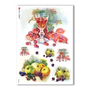 FOOD-0050. Carta di riso cucina per decoupage.