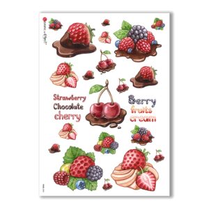 FOOD-0053. Carta di riso cucina per decoupage.