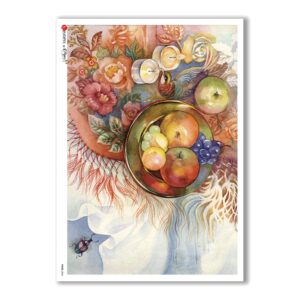 FOOD-0056. Carta di riso cucina per decoupage.