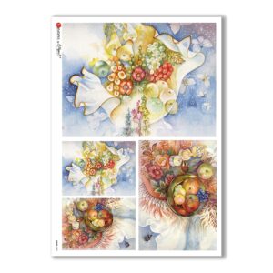 FOOD-0057. Carta di riso cucina per decoupage.
