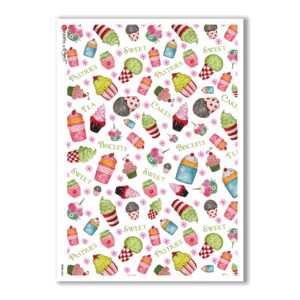 FOOD-0063. Carta di riso cucina per decoupage.