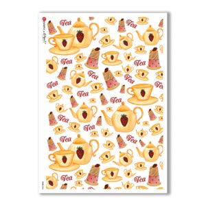 FOOD-0065. Carta di riso cucina per decoupage.