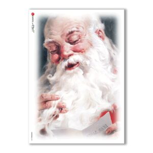 CHRISTMAS-0053. Carta di riso Natale per decoupage.