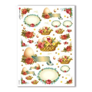 HOLIDAY-0031. Carta di riso festività per decoupage.