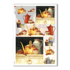 FOOD-0078. Carta di riso cucina per decoupage.