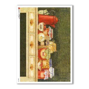FOOD-0080. Carta di riso cucina per decoupage.