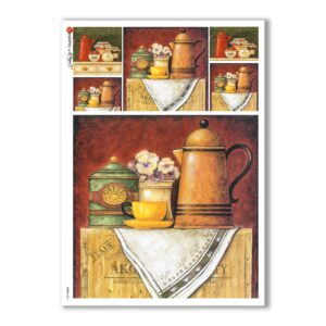 FOOD-0081. Carta di riso cucina per decoupage.