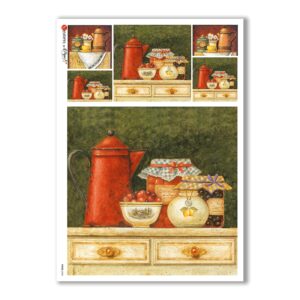 FOOD-0083. Carta di riso cucina per decoupage.