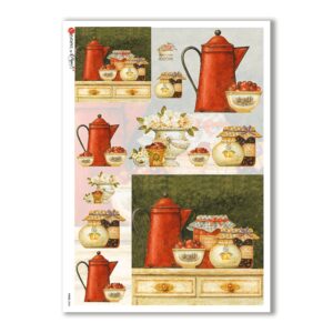 FOOD-0084. Carta di riso cucina per decoupage.