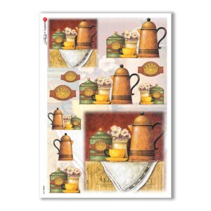 FOOD-0085. Carta di riso cucina per decoupage.