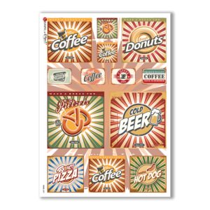 FOOD-0087. Carta di riso cucina per decoupage.